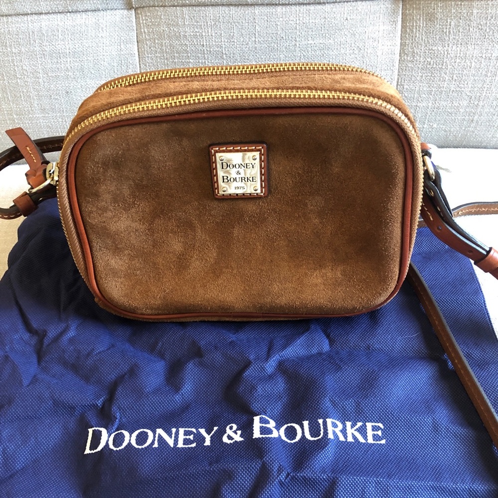 Dooney & Bourke suede camera crossbody